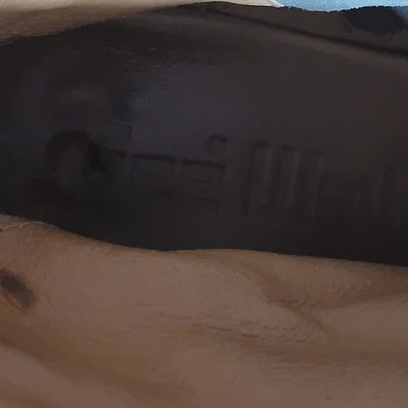 Gee WaWa Anthropologie Distressed Black & Gold Lava Ankle Boots Boho Steampunk - Picture 5 of 11